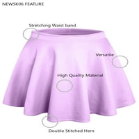 Metoda Ženska suknja za klizanje Elastična struka Ležerne prilike za prehrambene ljuske suke napravljene