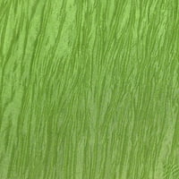Ultimate Textile Crinkle Taffeta - Delano ovalni stolnjak - za kućne trpezarije, mahovina zelena