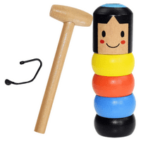 Zemljište Immortal Daruma Wooden Funny Game Play Magic Toy, Neraskidivi Drvo Man Magic Toy poklon za