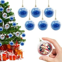 Heiheiup ukrasi božićni božićni kuglični stablo ukrasi ukrasi kuglice božićni kućni dekor gitari božićni ukras koji stvara buku