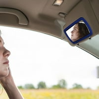 Hesxuno vizir automobila ispraznost ogledalo, punjivo ogledalo ispraznosti sa režimima svjetlosnih modula - zatamnjeni za stražnji pogled na stražnji pogled suncobransko vizirsko zrcalo sa ekranom četkica