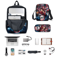 Sport fudbal kawaii ruksak s torbom za ručak s olovkom sa privjeskom za ručno kaiš, gumica, zvižduk,