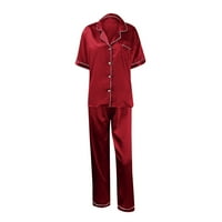 Ženska noćna rublja Pajamas Set noćna odjeća Ženska rublje Robe Set Novo rublje odijelo Svileni sateni