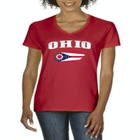 Normalno je dosadno - ženska majica s kratkim rukavima V-izrez, do žena veličine 3xl - Ohio