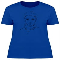 Žena lice sa kratkim kosom majicama majica žene -image by shutterstock, ženska x-velika