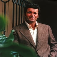 James Garner portret u sivom corduroy blazer s desnom rukom na džepnom fotografiju Ispis