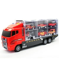 Legura utovarivač transporter automobila TOY TOY Truck Veliki kontejnerski kamion Light Music Fire Engineering