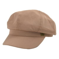 Hibalala šešir, Obrovni šešir Ženski retro šešir casual patke jezika beretka sa rubom sunčanim šeširom