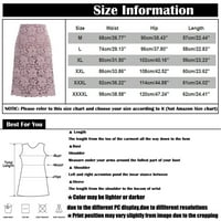 Ženska midi suknja Elastična struka Polka Dot Print Girls Slatka suknja