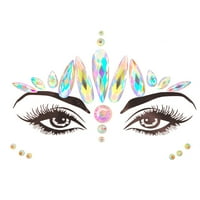 Setovi Lice Jewels Tattoo Naljepnice Rhinestone Rave Party Face Gems Glitter, Festival Pribor Privremene