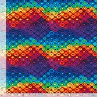 Vremenska blaga Groznica Fantasy Multicolor pamučna tkanina od dvorišta