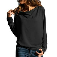 KOAIEZNE Bluze za žene plus veličine Custom Logo Elegantni dizajn V izrez Dug s rukavima plus veličina Ženska bluza i vrhovi Žene Šifonske bluze Dame
