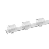 Comb0308-CL - Prsten plastične češljane veznice za listove Kapacitet 11IN - Clear - 100 BX
