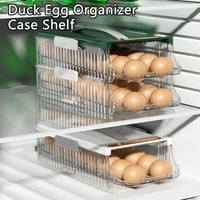 Yun Skladište jaja BO sa datumom skale kotrljajući klizni organizacija Plastični jaja Kontejner za hladnjak Organizator COTHING USLUGE
