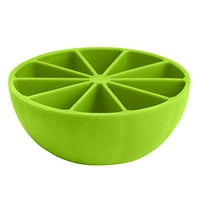 Xinqinghao ne-ljepljivi kockice leda, dizajn limuna kockice leda kalupe za hranu silikonske zelene boje