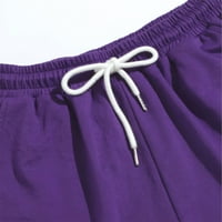 Asdoklhq Summer Shorts za žene za uklanjanje $ 5, žene plus veličine Ženski puni casual labavi džepovi za spajanje kratkih hlača
