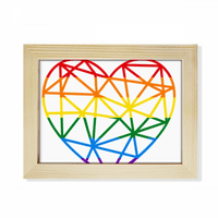 Rainbow Model Heart LGBT Desktop Photo Frame Frame Slika Art Dekoracija slika