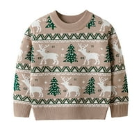 Gyratedream ružni božićni džemper za dijete dječje dugih rukava s dugim rukavima 1-6t