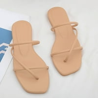 WEFUESD nova ravnoteža Ženska ObjaveNovi saldo UGG papuče Ženegg Žene Jednostavne sandale cipele Ljetni križni remen Ravne modne povremene sandale Off-White 38