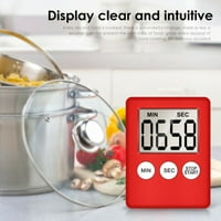 DTIDTPE Veliki digitalni LCD kuhinjski tajmer za kuhanje brojila za kuhanje sa satom za kuhanje TIMER CLOCK ZA KIDSKI POVRATNI KAMONSKI KAMONE za ekstra velike električne vode