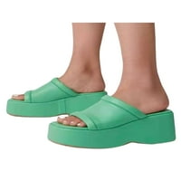 Ženske slajdove na platformu Sandale Ljetne casual cipele Lagane klinove cipele dame gusni papuče debela
