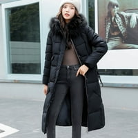 Žene na dugim rukavima topla jakne ženske zimske jakne topli kaput Tanak zip patentni zatvarač deblji