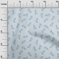 Onuone viskoza šifon baby plava tkanina tigarskog prestajenog materijala Ispiši šivanje tkanine sa dvorištem širom