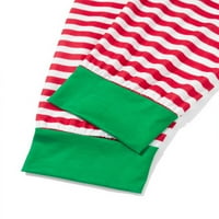 Obiteljski božićni pidžami set elf odred tiskanog podudaranja PJS set Xmas Holiday Sleeper za baby Boys