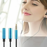 Talus Audio razdjelnik kabl muško za portu ženski proširenje AU kabel adapter plavi port za dual slušalice