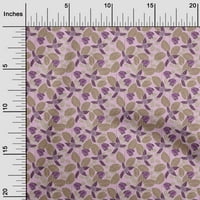 Onuone pamuk fle Light Pink tkanina tropskog lišća DIY odjeća pretežna tkanina za ispis tkanina širokog
