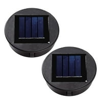 Alueeu set solarnih svjetala Zamjenski vrh sa LED žarulje Solarni panel lampa Lands Lights Zamjena Vrh svjetla Na otvorenom Božićna svjetla i LED