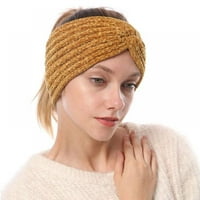 Plit trake za glavu zimski uši, elastični turban glava zamotavanje kose hrpe za kosu za žene djevojke