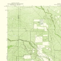 Mapa Topo - Chacon Creek Texas South East Quad - USGS - 23. 27. - Mat Art Paper