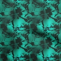 Onuone pamučno kambrično more Zelena tkanina apstraktna šivaća materijal za ispis tkanine sa dvorištem