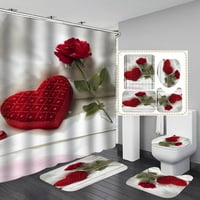 Valentinovo Digitalni tisak Vodootporni poliester kupaonica WC tuš sa zavjesom