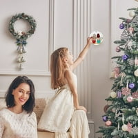 Prodaja čišćenja Mijauts Gvozdena umjetnost personalizirana lijepa djevojka Božićni privjesak Božićni odmor