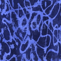 Ahgly Company Zatvoreni kvadrat Perzijski plavi boemski prostirke, 3 'kvadrat