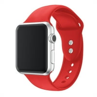 Yepband Sport Bands za Apple Watch Bands za žene Muškarci, IWATCH opseg Mekani silikonski rastezljivi ručni ručni remen za zamjenu narukvica za iWatch serije SE 1