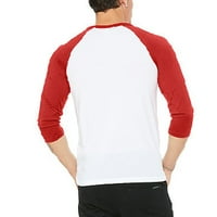 Unise 0% Irca Shamrock B Bijela crvena C rukavska majica s rukavima 2x-Large