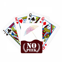 Kišobran Rainbow LGBT Wordcloud Peek Poker igračka karta Privatna igra