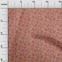 Onuone Rayon narančasto tkanina cvjetna tkanina za šivanje tiskane plovidbene tkanine u dvorištu široko