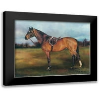 Hageman, Marilyn Black Modern Framed Museum Art Print pod nazivom - Francuski Trotter