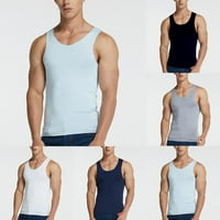 Muškarci Priključci Bespremljeni ledeni svileni vitki vrhovi nacrt majica teretana The Fitness majica