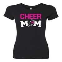 Cheer Mom Kids Super-Fan Love Pink Heart