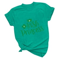 Sretna majica St Patricke za žene Gnomes irski Shamrock pokloni vrhovi teas leprechaun omladinski majica