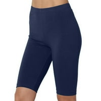 Žene plus veličina visokih struka Yoga gamaše kratke hlače Bespremljena vježbanje đagena teretana dužina