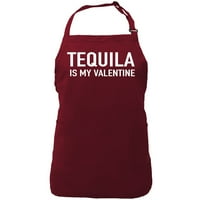 Tequila je moja valentinova pregača sa džepovima zakrpa