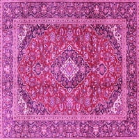 Ahgly Company Zatvoreni pravokutnik Perzijske ružičaste tradicionalne prostirke, 7 '10'