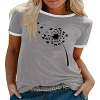 Paille dame Ljeto vrhovi kratkih majica kratkih rukava sa majicom s kratkim rukavima Outlingwear Tunic