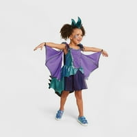 Toddler Deluxe Dragon Halloween kostim haljina, 4T 5T